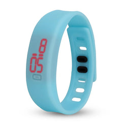 Waterproof Candy Color LED Digital Sports Watch for Kids
