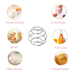 Stainless Steel Protein Shaker with Spring Ball
