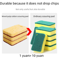 Dual-Sided Sponge Cloth for Kitchen Cleaning