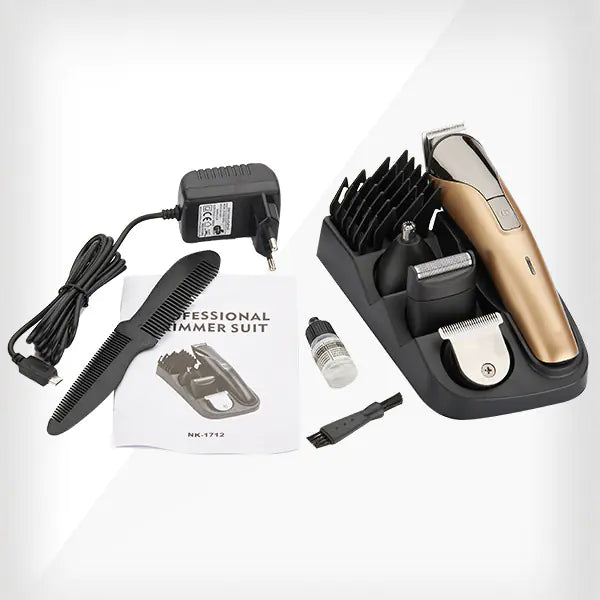 Multifunctional Electric Hair Clipper and Shaver 1712