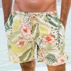 Men's Loose Printed Casual Beach Shorts
